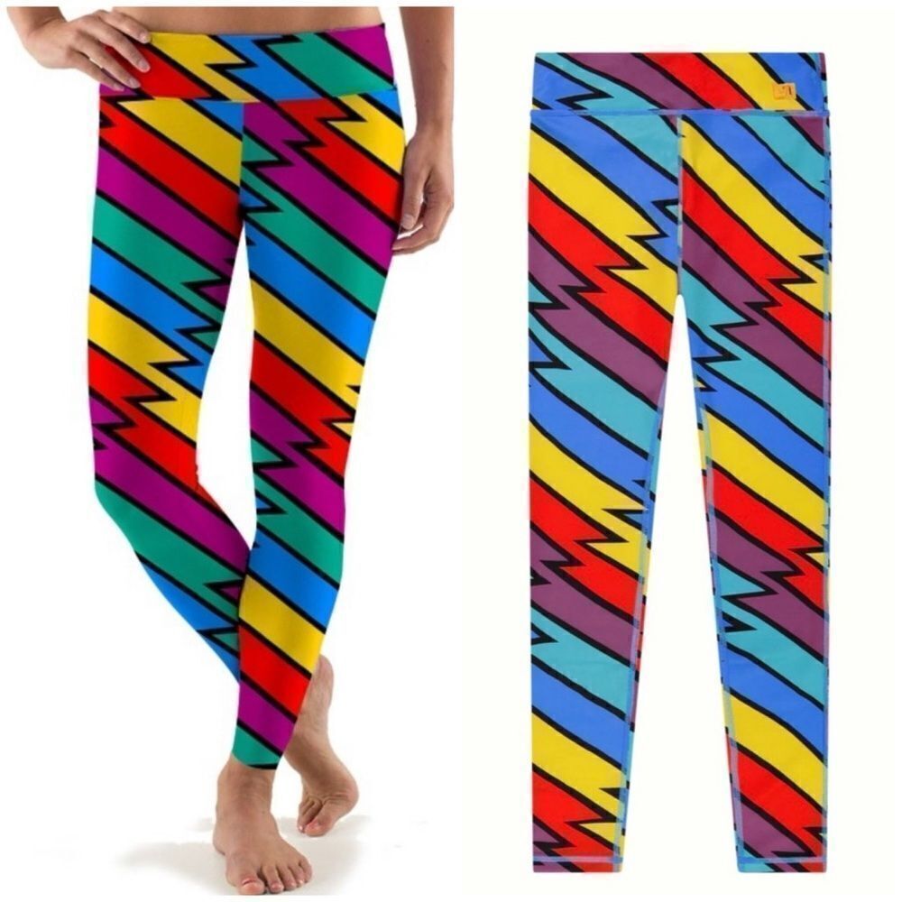 LOUDMOUTH Captain Thunderbolt Leggings Size Large
